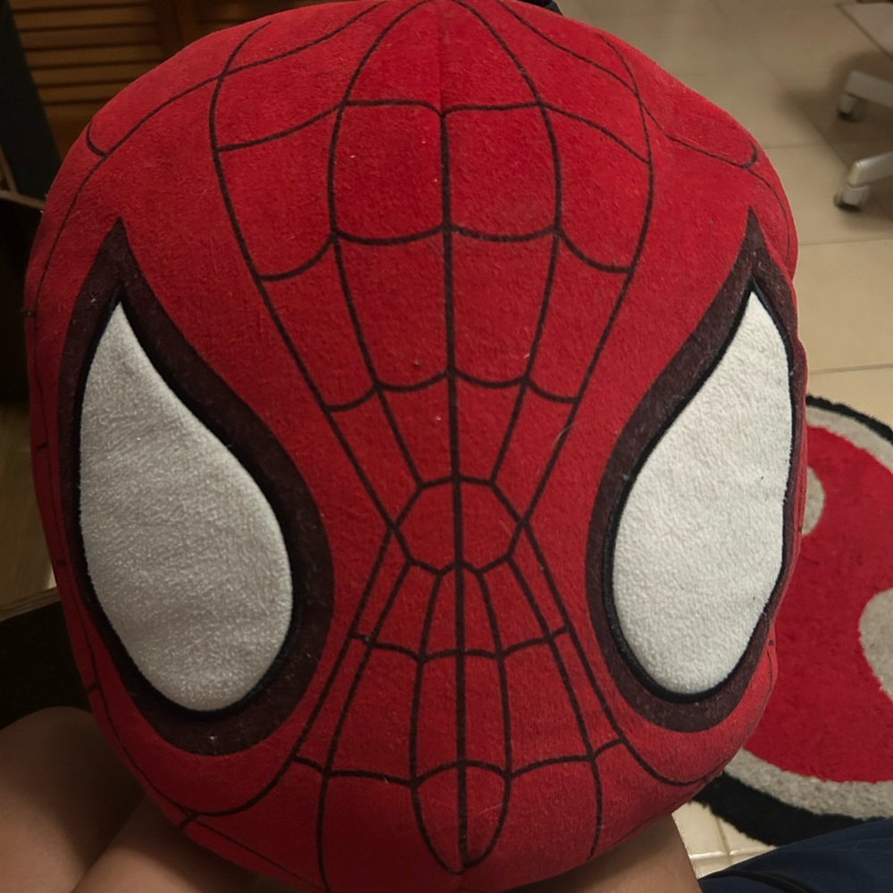 Red Spider-Man Plush Pillow